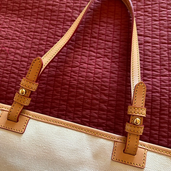 Painted Dooney&Burke Tote - Picture 4 of 8